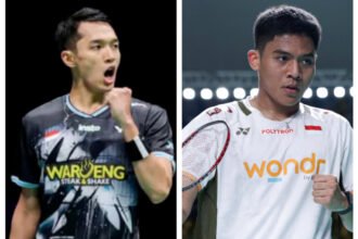 Jojo dan Ubed jadi tumpuan terakhir Indonesia di babak 8 besar Malaysia Masters 2026, mampukah mereka membuka jalan menuju all Indonesian final tunggal putra di Kuala Lumpur.