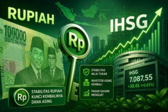 Rupiah menjadi faktor kunci yang menentukan kembalinya aliran dana asing ke pasar saham Indonesia.