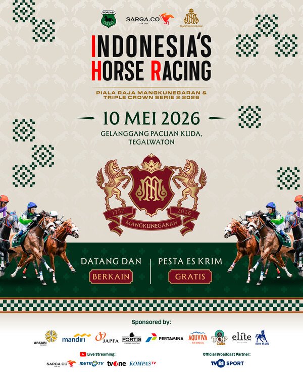 Indonesia’s Horse Racing : Perebutan Perdana Piala Raja Mangkunegaran dan Laga Krusial Triple Crown 12 Indonesia’s Horse Racing : Perebutan Perdana Piala Raja Mangkunegaran dan Laga Krusial Triple Crown