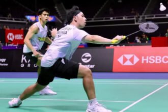 Sabar/Reza terhenti di 16 besar Singapore Open 2026 usai kalah dari wakil Malaysia, kini harapan Indonesia di ganda putra bergantung pada Fajar/Fikri.