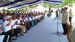 Presiden Prabowo Subianto menyampaikan apresiasi kepada nelayan saat meninjau Kampung Nelayan Merah Putih di Gorontalo dan menegaskan komitmen pemerintah meningkatkan kesejahteraan sektor perikanan nasional.