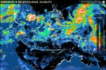 Siklon Tropis Jangmi yang terpantau di utara Papua memicu peningkatan potensi hujan lebat, angin kencang, dan gelombang tinggi di sejumlah wilayah Indonesia menurut prakiraan cuaca BMKG terbaru.