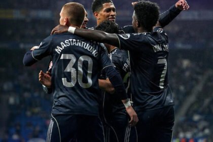 Vinicius Junior tampil gemilang dengan dua gol saat Real Madrid mengalahkan Espanyol 2-0 dalam lanjutan Liga Spanyol.