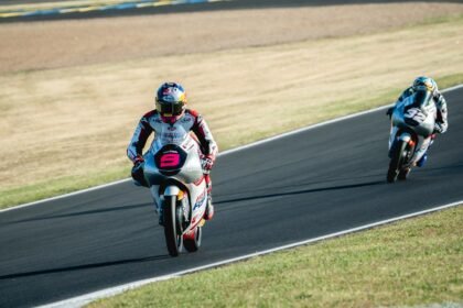 Veda Ega Pratama Nyaris Podium di Le Mans, Finis Keempat dalam Drama Moto3 Prancis yang Basah