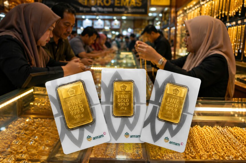 Harga emas Antam hari ini, Senin 15 Juni 2026, naik Rp18.000 menjadi Rp2,729 juta per gram. Harga buyback juga menguat ke level Rp2,5 juta per gram. Simak daftar harga emas Antam terbaru lengkap semua pecahan.