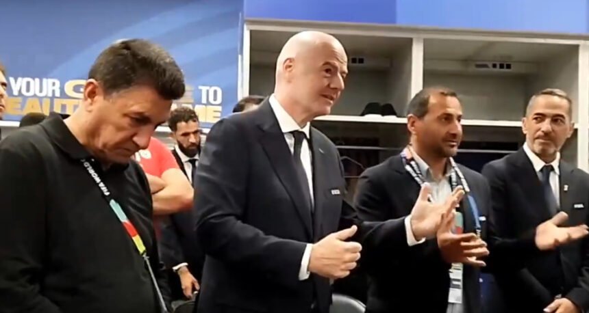 Alami Diskriminasi di AS, Presiden FIFA Datangi Ruang Ganti Timnas Iran dan Bilang Begini