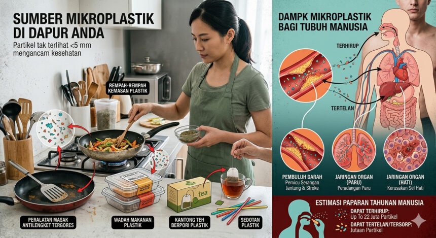 Bisa Picu Serangan Jantung, Intip Daftar Perlengkapan Dapur yang Diam-Diam Menyebar Mikroplastik