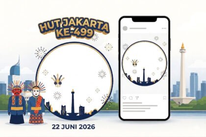 Ide Caption Media Sosial HUT Jakarta 2026 Lengkap dengan Link Twibbon