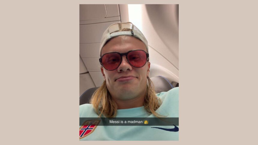 Reaksi Spontan Erling Haaland Usai Takhtanya Direbut dalam Semalam : "Messi Itu Orang Gila!"