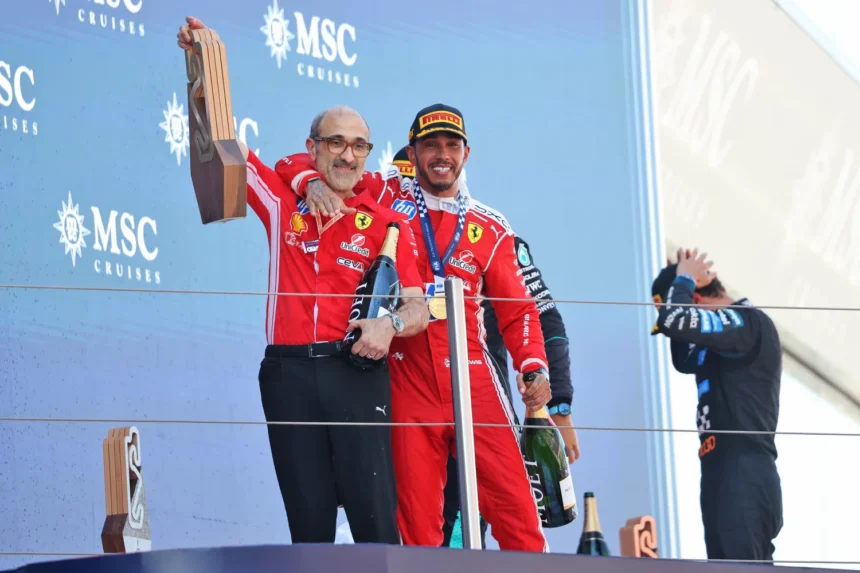 Mengenal Carlo Santi, Insinyur Balap yang Bawa Lewis Hamilton Juara di GP Barcelona 2026