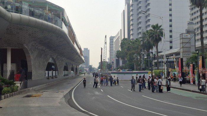 Puncak HUT ke-499 Jakarta, Jalur Sudirman-Thamrin Ditutup Total Sejak Sabtu Sore