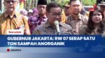 Gubernur Jakarta Pramono Anung Tinjau RW Percontohan Pengelolaan Sampah di Joglo