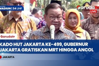 Pemprov DKI Gratiskan Transportasi Umum dan Destinasi Wisata untuk Warga Jakarta di HUT ke-499