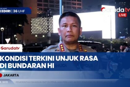 Situasi Terkini Unjuk Rasa Mahasiswa di Bundaran HI