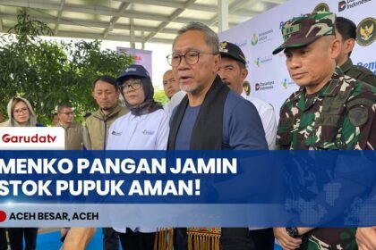 Menko Pangan Zulkifli Hasan Jamin Stok Pupuk Subsidi Aman, Penyaluran Capai 4,3 Juta Ton!