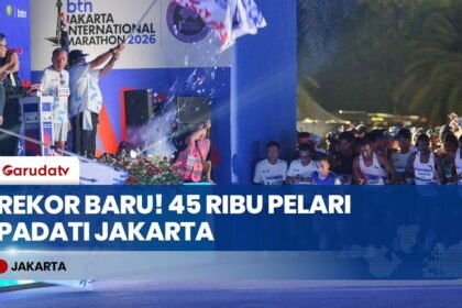 Tembus 45 Ribu Peserta! Menpora Erick Thohir & Wagub Rano Karno Lepas Pelari JAKIM 2026