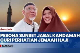 Sunset Jabal Kandamah Viral, Jadi Magnet Baru Jemaah Haji Indonesia