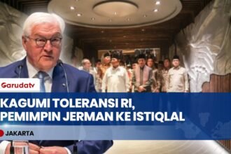 3 PRESIDEN JERMAN KUNJUNGAN KE ISTIQLAL, TEROWONGAN SILATURAHMI & KATEDRAL PKG HL 202 40