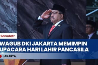 Berlangsung Khidmat! Intip Momen ASN Pemprov DKI Upacara Hari Lahir Pancasila di Balai Kota