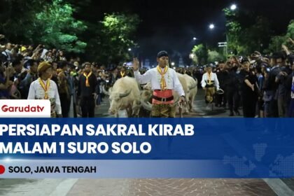 Suasana Terkini Kori Kamandungan Jelang Pelaksanaan Kirab Malam 1 Suro Keraton Kasunanan Surakarta