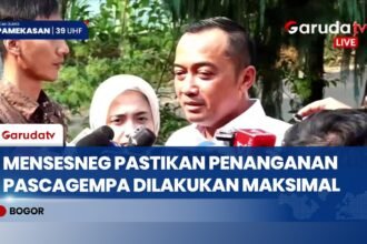 Mensesneg Sampaikan Duka dan Perkuat Koordinasi Penanganan Gempa Palu
