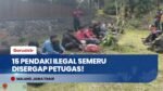 Disergap Gakkum KLHK! 15 Pendaki Ilegal di Gunung Semeru Diamankan Petugas TNBTS