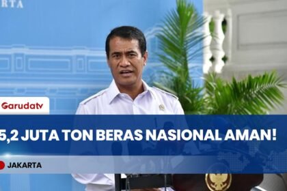 12 STOK PANGAN AMAN HINGGA 10 BULAN, MENTAN LAPOR KE PRESIDEN MAHESA VOSOT TS2 00 38