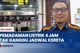 Listrik Padam Hampir Empat Jam, KAI Pastikan Operasional Kereta Tetap Normal