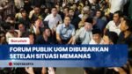 Diskusi Pejabat dan Mahasiswa di UGM Berakhir Dihentikan Setelah Situasi Memanas