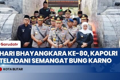 Jelang HUT Bhayangkara ke-80, Kapolri Ziarah ke Makam Bung Karno