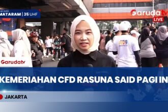 Jakarta Lebih Sehat! Intip Kemeriahan Warga Olahraga Pagi di Car Free Day Rasuna Said