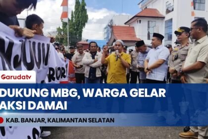 Kawal MBG! Ratusan Massa SAKUTU Kepung DPRD Kabupaten Banjar Desak Usut Dugaan Korupsi MBG