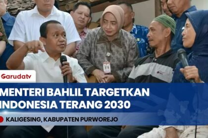 Kunjungi Purworejo, Menteri Bahlil Tegaskan Target Seluruh Rumah Tangga RI Teraliri Listrik 2030