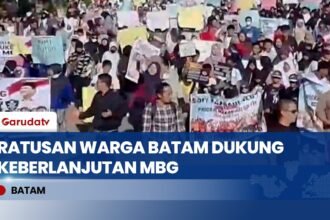 Ratusan Warga Batam Gelar Pawai Dukung Keberlanjutan Program Makan Bergizi Gratis