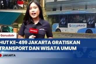HUT ke-499 Jakarta, Gratiskan Transportasi dan Destinasi Wisata untuk Warga