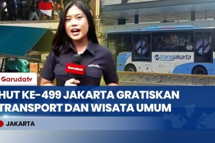 HUT ke-499 Jakarta, Gratiskan Transportasi dan Destinasi Wisata untuk Warga