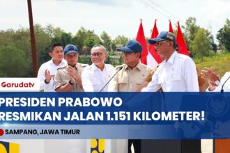 Urat Nadi Ekonomi Rakyat! Presiden Prabowo Resmikan 1.151 KM Jalan Daerah di 37 Provinsi