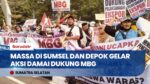 Ribuan Massa Gelar Aksi Damai Dukung Program MBG di Palembang dan Depok