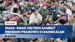 Antusias Warga Bangkalan Sambut Presiden Prabowo, Suarakan Dukungan MBG