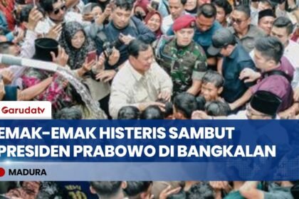 Antusias Warga Bangkalan Sambut Presiden Prabowo, Suarakan Dukungan MBG