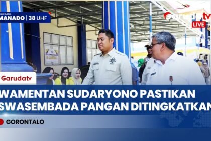 Wamentan Sudaryono Tegaskan Fondasi Swasembada Pangan Diperkuat di Gorontalo