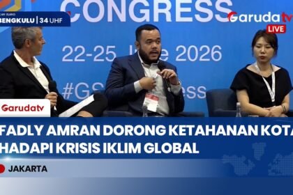 Fadly Amran Bagikan Strategi Mitigasi Iklim Kota Padang di Forum Internasional GSDC 2026