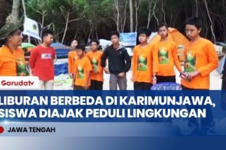 Libur Sekolah, Siswa Sekolah Alam Ungaran Belajar dan Berkemah di Karimunjawa