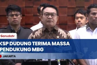 Temui Massa Aksi Damai, KSP Dudung Abdurachman Jamin Program Makan Bergizi Gratis Terus Berlanjut!