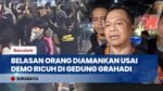 Demo di Depan Gedung Grahadi Surabaya Berujung Ricuh, Belasan Orang Diamankan Polisi