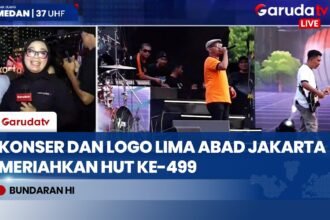 Bundaran HI Dipadati Warga, Malam Puncak HUT Ke-499 Jakarta Sambut Transformasi Kota Global