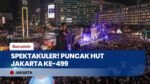 Lautan Manusia di Bundaran HI! Kemeriahan Puncak HUT Jakarta ke-499 Sambut Menuju Lima Abad