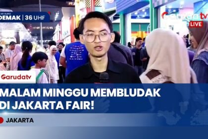 Membludak! Libur Akhir Pekan dan Anak Sekolah, Jakarta Fair Kemayoran Dipadati Ribuan Pengunjung