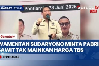 Kunjungi Kalbar, Wamentan Sudaryono Minta Pabrik Sawit Tidak Permainkan Harga TBS Petani