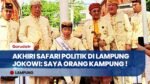 Jokowi Tutup Rangkaian Kunjungan di Lampung, Tegaskan Kedekatan dengan Masyarakat